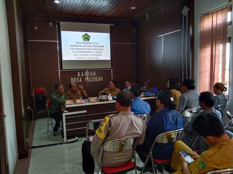 Musdes Perubahan Peraturan Desa No 3 Tahun 2021 dan Penentuan Kriteria  Keluarga Miskin